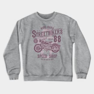 Street Motorbike Crewneck Sweatshirt